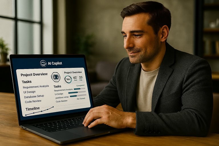 Project Manager using Microsoft M365 Copilot